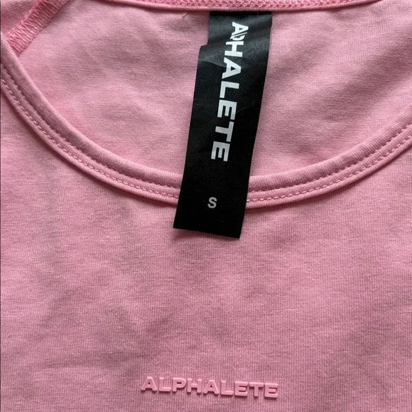 Alphalete Baby Tee - Rose - Picture 4 of 5